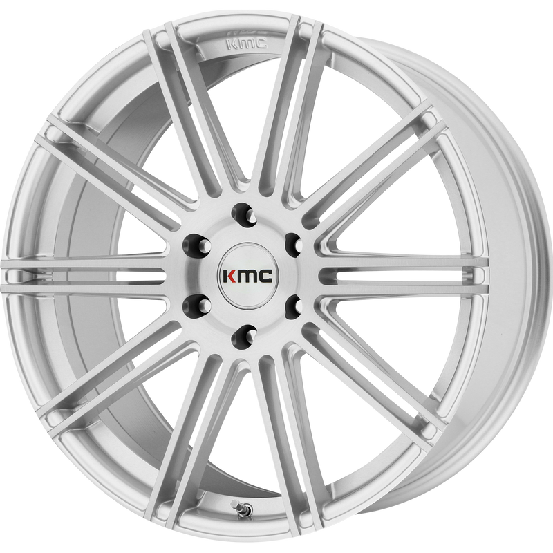 <b>KMC Wheels</b> KM707 CHANNEL -<br> Brushed Silver