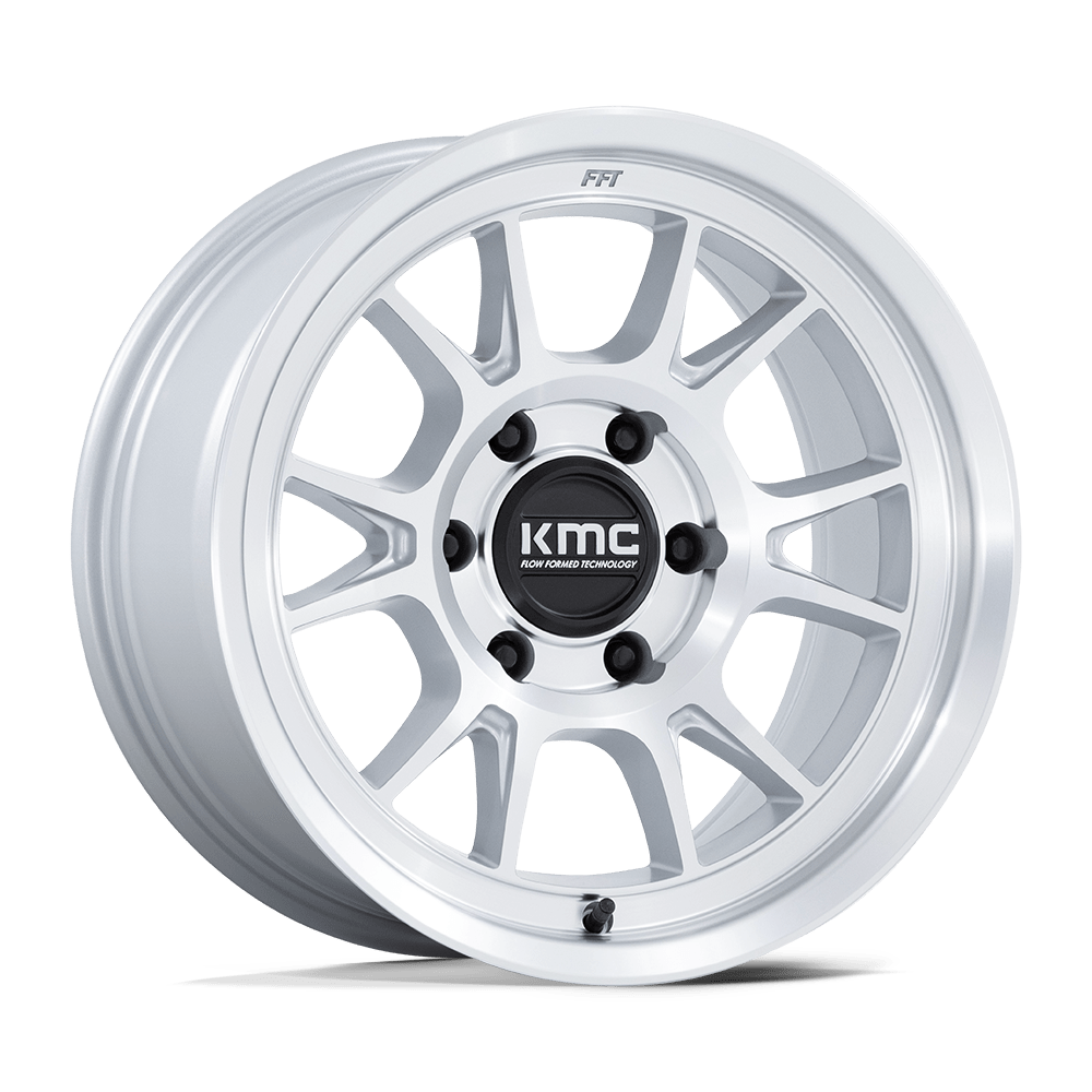 KMC Wheels KM729 RANGE - Gloss Silver W/ Machined Face - Wheel Warehouse