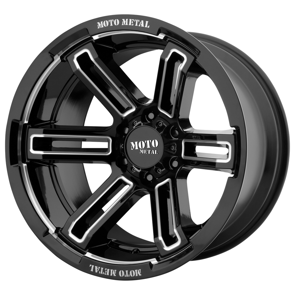 Moro Metal Wheels MO991 RUKUS - Gloss Black Milled - Wheel Warehouse