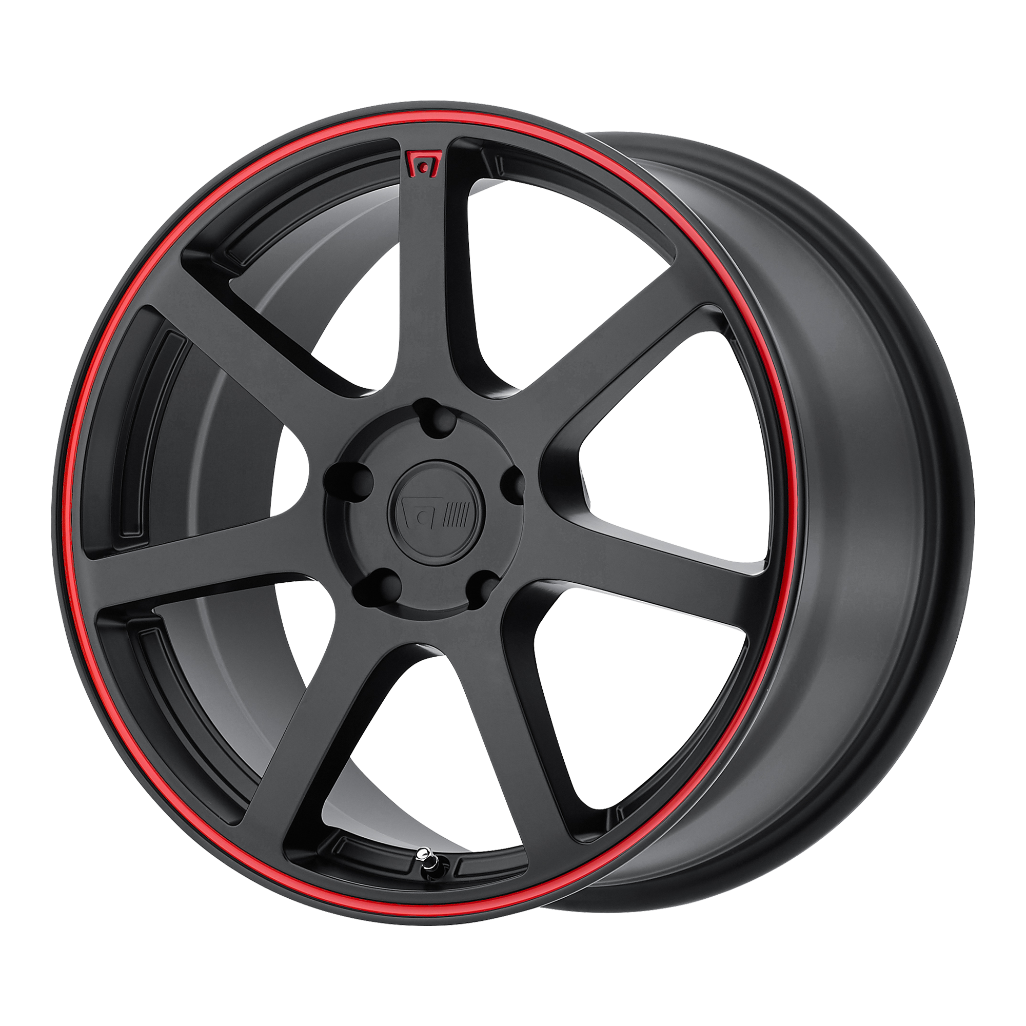 Motegi Wheels MR132 - Matte Black W/ Red Stripe - Wheel Warehouse