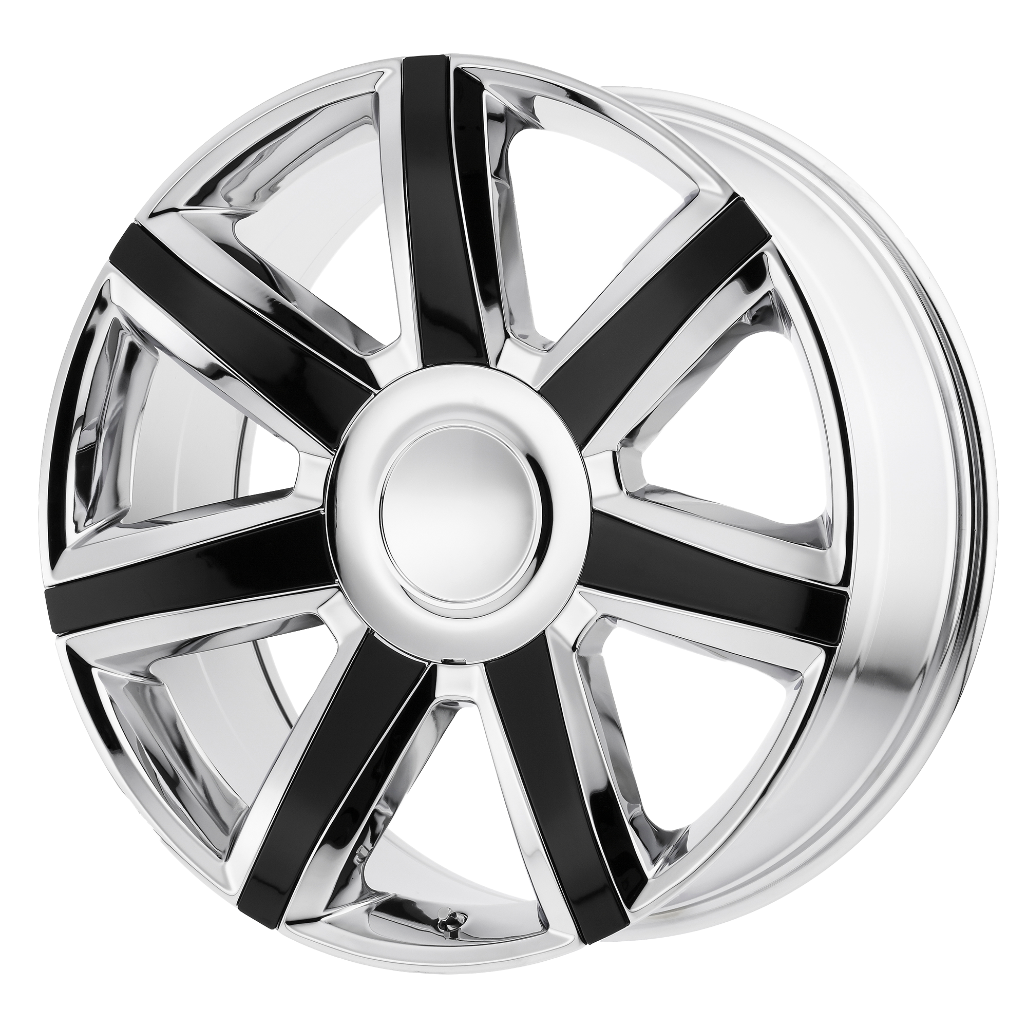 Performance Replica Wheels PR164 - Chrome W/ Gloss Black Accents - Wheel Warehouse