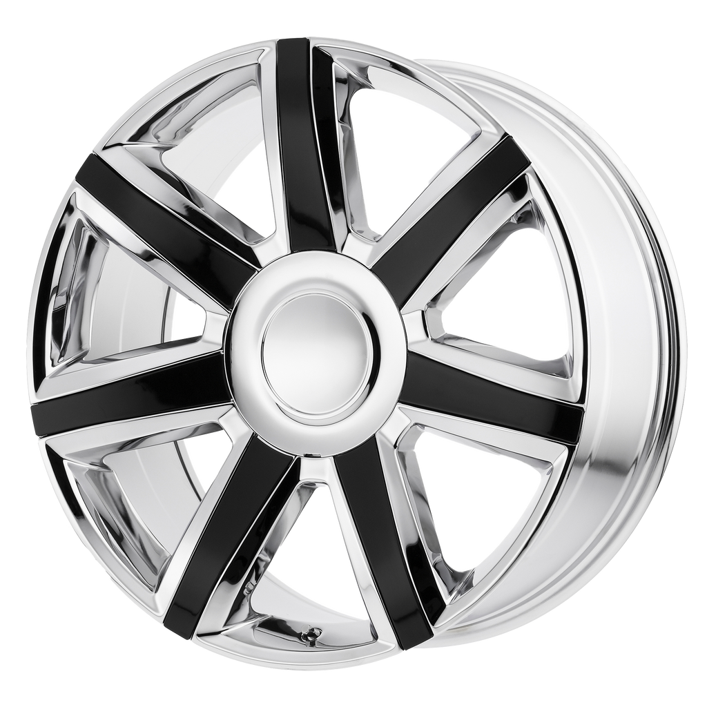 Performance Replica Wheels PR164 - Chrome W/ Gloss Black Accents - Wheel Warehouse