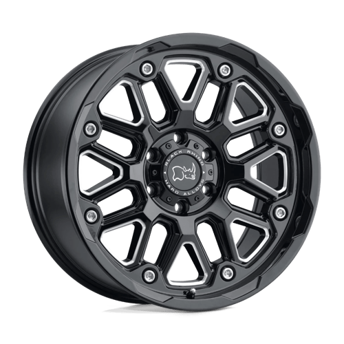 Black Rhino Wheels HOLLISTER - Gloss Black W/ Milled Spokes - Wheel Warehouse