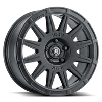 Icon Alloys Ricochet - Satin Black - Wheel Warehouse