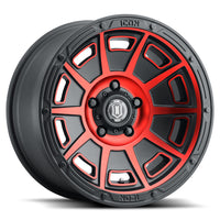 Icon Alloys Victory - Satin Black w/ Red Tint - Wheel Warehouse