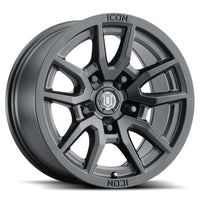 Icon Alloys Vector 5 - Satin Black - Wheel Warehouse