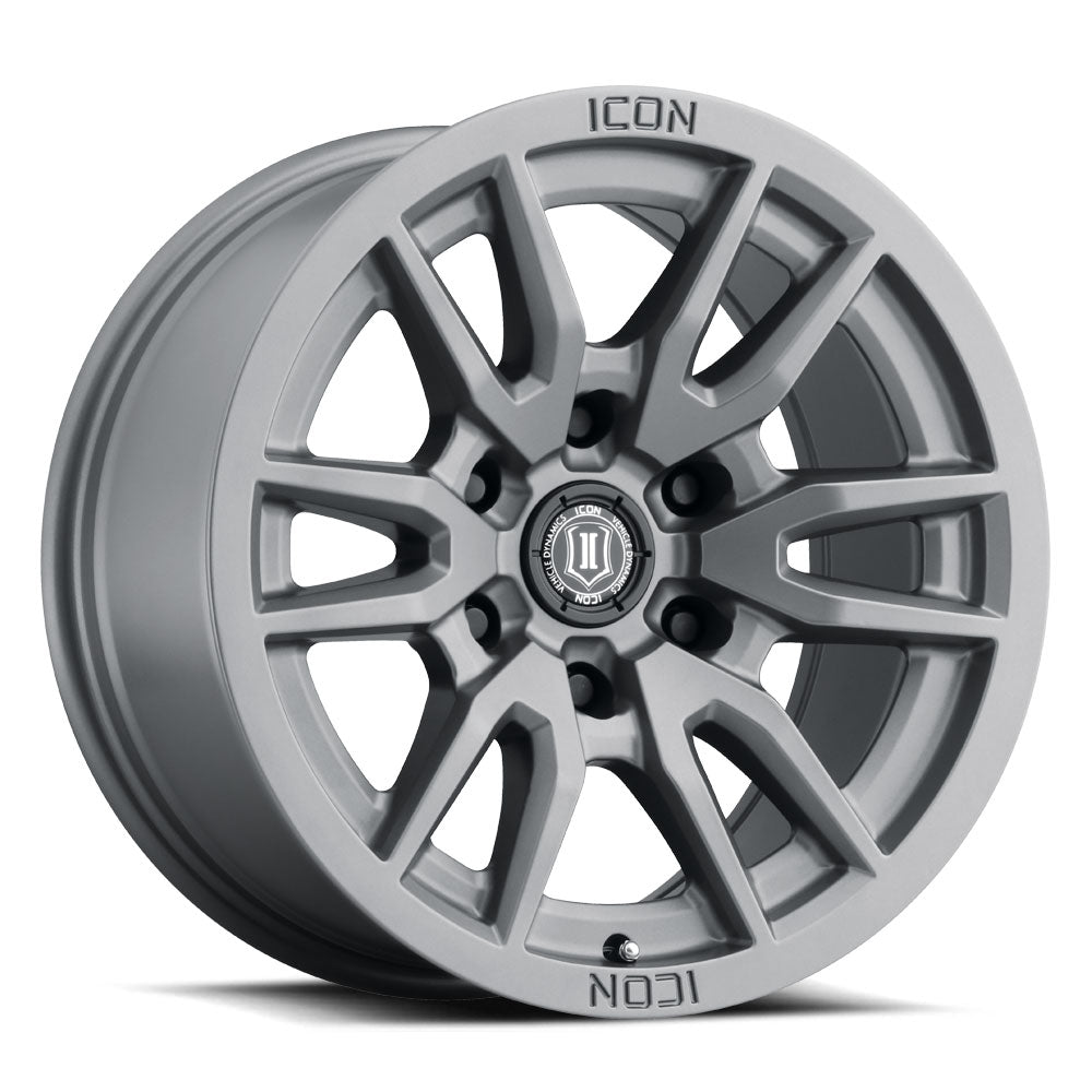 Icon Alloys Vector 6 - Titanium - Wheel Warehouse