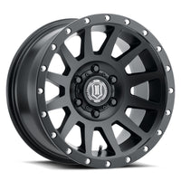 Icon Alloys Compression - Satin Black - Wheel Warehouse