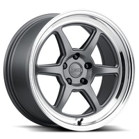 Kansei Roku - Matte Grey Bright Machined Lip - Wheel Warehouse