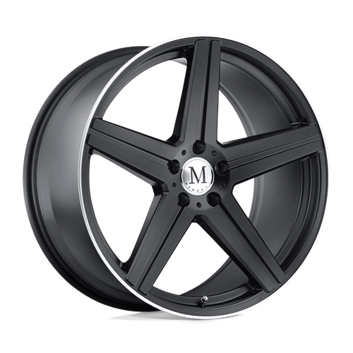 <b>Mandrus Wheels</b> ESTRELLA -<br> Matte Black W/ Machined Lip