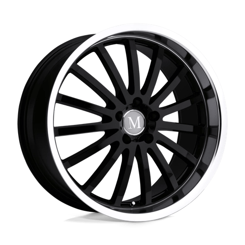 Mandrus Wheels MILLENIUM - Gloss Black W/ Mirror Cut Lip - Wheel Warehouse