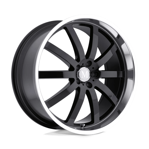 Mandrus Wheels WILHELM - Gloss Black W/ Mirror Cut Lip - Wheel Warehouse