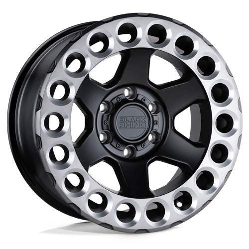 Black Rhino Wheels ODESSA - Matte Black W/ Machined Tint Lip & Milled Rings - Wheel Warehouse