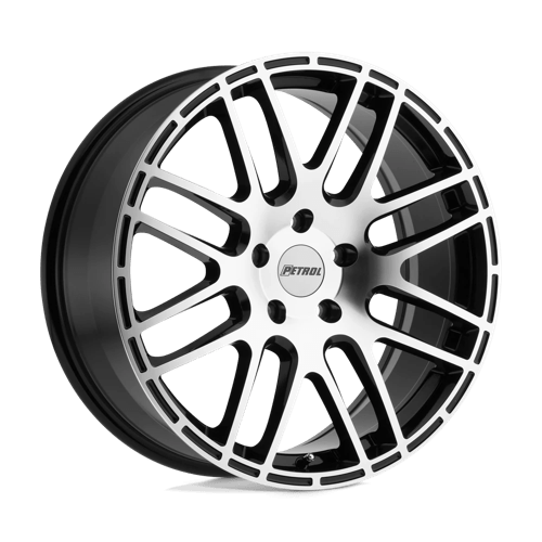 Petrol Wheels P6A - Gloss Black W/ Machined Cut Face - Wheel Warehouse