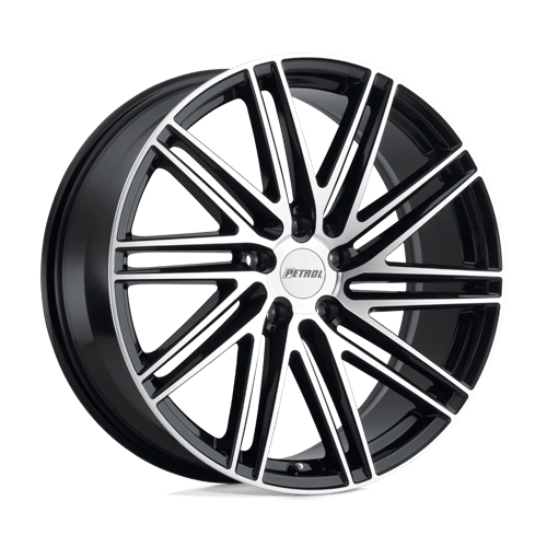 Petrol Wheels P1C - Gloss Black W/ Machined Face - Wheel Warehouse