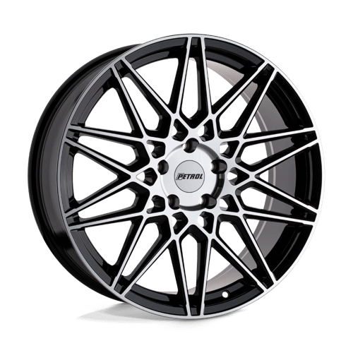 Petrol Wheels P3C - Gloss Black W/ Machined Face - Wheel Warehouse