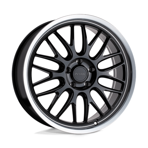 <b>Petrol Wheels</b> P4C -<br> Gloss Black W/ Machined Cut Lip