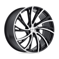 Redbourne Wheels NOBLE - Matte Black W/ Matte Machined Face - Wheel Warehouse