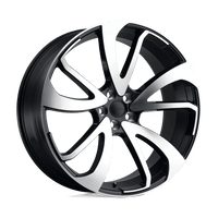 Redbourne Wheels VINCENT - Gloss Black W/ Mirror Cut Face - Directional - Wheel Warehouse