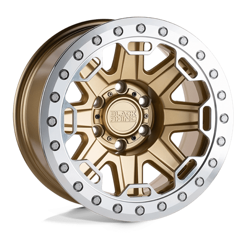 Black Rhino Wheels RIFT BEADLOCK - Matte Gold W/ Machined Ring - Wheel Warehouse