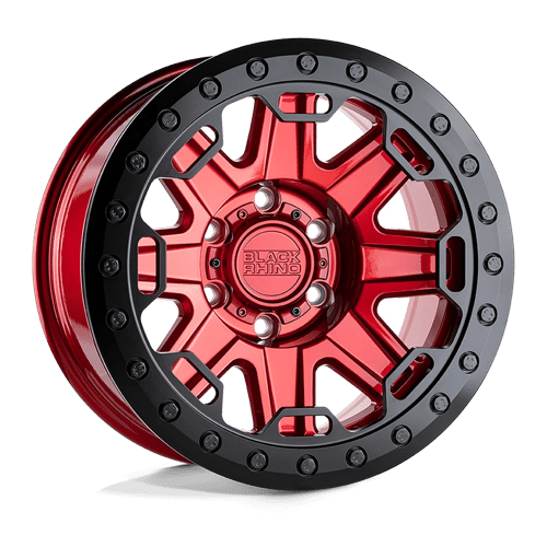 Black Rhino Wheels RIFT BEADLOCK - Candy Red W/ Black Ring - Wheel Warehouse