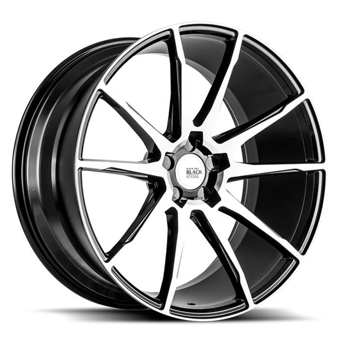 Savini BM12 - Machined Black - Wheel Warehouse