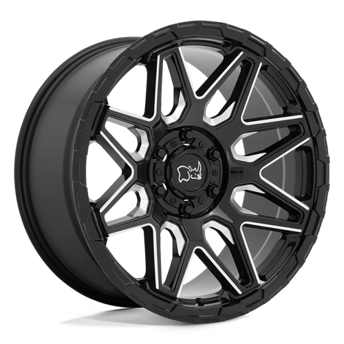 Black Rhino Wheels SHOCKWAVE - Gloss Black W/ Milled Spokes - Wheel Warehouse