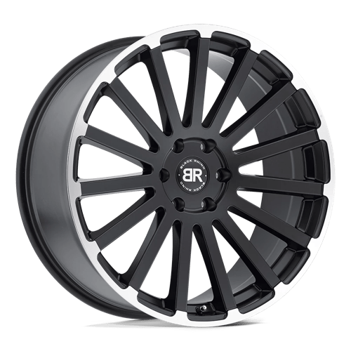 Black Rhino Wheels SPEAR - Matte Black W/ Matte Machined Edge - Wheel Warehouse