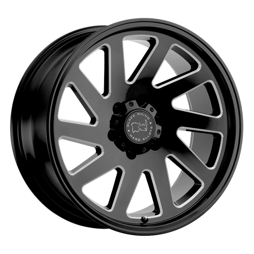 Black Rhino Wheels THRUST - Gloss Black W/ Milled Spokes - Wheel Warehouse