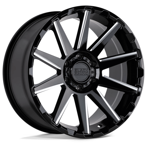 Black Rhino Wheels TYPHOON - Gloss Black W/ Milled Spokes - Wheel Warehouse